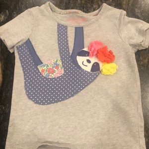 Mini Boden sloth tshirt